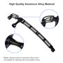 HSU Bras d'extension arqué en Aluminium pour GoPro Hero 12/11/10/9/8/7/6/5/4/3 et Autres caméras d'action