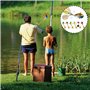 6 Pièces Leurres de Pêche à l'Appât, Leurre de Pêche 3D, Leurres de Pêche pour Brochet, Naufrage Bionique Artificiels Leurres de