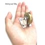feedal Roulette de 38 mm en acier rigide robuste pour porte de grange coulissante avec support, capacité de travail 100 kg (rain