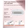 Epilateur Visage Femme avec Affichage LED de Batterie