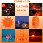 HUAREW 2 Pack Éclairage de Secours Multifonction Voyant d'avertissement, LED Lampe d'Avertissement Clignotant Gyrophare Balise a