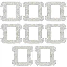 HUAREW Lot de 8 tampons de nettoyage de rechange pour Ecovacs Winbot W1 W1 Pro