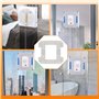 HUAREW Lot de 8 tampons de nettoyage de rechange pour Ecovacs Winbot W1 W1 Pro, Lavable Réutilisable Rechange, Chiffons lavables