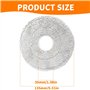 HUAREW Lot de 6 chiffons de rechange pour robot aspirateur Dreame L10 Ultra L10s Pro L10s Ultra L10 Prime L20 Ultra Xiaomi X10+,