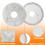 HUAREW Lot de 6 chiffons de rechange pour robot aspirateur Dreame L10 Ultra L10s Pro L10s Ultra L10 Prime L20 Ultra Xiaomi X10+,