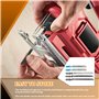 HUAREW 25 pièces Jeu de Lames de Scie Sauteuse, Lames de Scie Sauteuse à Queue en T avec Coffret de Rangement, Accessoires pour 