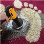 Brosse de Nettoyage pour Voiture - Brosse de Nettoyage pour perceuse - Brosse de Roue - Tapis de Voiture - Brosse de détail - Ne