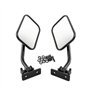 Carrfan Rétroviseurs latéraux Rétroviseurs 4x4 pour rétroviseurs Tout-Terrain à Ouverture Rapide pour Jeep Wrangler