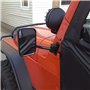 Carrfan Rétroviseurs latéraux Rétroviseurs 4x4 pour rétroviseurs Tout-Terrain à Ouverture Rapide pour Jeep Wrangler