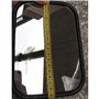 Carrfan Rétroviseurs latéraux Rétroviseurs 4x4 pour rétroviseurs Tout-Terrain à Ouverture Rapide pour Jeep Wrangler
