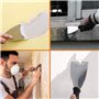 3 Pièces Jeu de Spatules en Acier Inoxydable, Couteau à Enduire avec Spatule à Manche en Plastique, Rayures de Couteau à Palette