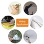 3 Pièces Jeu de Spatules en Acier Inoxydable, Couteau à Enduire avec Spatule à Manche en Plastique, Rayures de Couteau à Palette