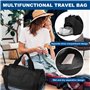 YBCCBY Sac de Sport pour Homme et Femme, Sacs de Voyage avec Compartiments Chaussures et Humide Sac de Voyage Week-End et Nuit S