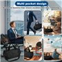 YBCCBY Sac de Sport pour Homme et Femme, Sacs de Voyage avec Compartiments Chaussures et Humide Sac de Voyage Week-End et Nuit S
