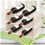 YBCCBY Casier à Vin Range Bouteilles Horizontal Porte-Bouteilles à 3 Niveaux Casier à Vin Étagère à Bouteilles Empilable Casier
