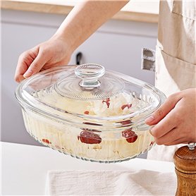 YBCCBY Cocotte en Verre Borosilicate