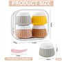 Contenants Cosmétiques Vide Silicone avec Sac Transparent et Spatule