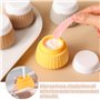 YBCCBY 4PCS Contenants de Voyage pour Produits de Toilette, Contenants Cosmétiques Vide Silicone avec Sac Transparent et Spatule