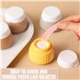 YBCCBY 4PCS Contenants de Voyage pour Produits de Toilette, Contenants Cosmétiques Vide Silicone avec Sac Transparent et Spatule