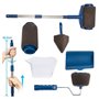 DUTTY Ensemble de pinceaux de peinture pour décoration murale