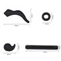 24 Paires Oreille de Lunettes Supports de Lunettes en Silicone Antidérapant pour Lunettes Crochets d'oreille de Lunettes Poignée