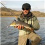 Chstarina 10 Pièces Kit de Leurre de Pêche Spinnerbaits Cuillère à Pêche Tournante Métallique Kit d'appâts de Pêche Portable ave