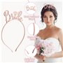 VMUTGA 15 Pièces Enterrement de Vie de Jeune Fille Accessoire, EVJF Accessoire Écharpe Future Mariée Voile Mariée Badge Bandeau 