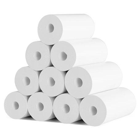 CRESZZLE Papier thermique pour appareils photo instantanés pour enfants - 10 rouleaux