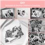 CRESZZLE Papier thermique pour appareils photo instantanés pour enfants - 10 rouleaux, papier imprimante thermique,papier photo,