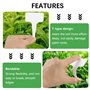 Set de 100 étiquettes pour plantes, etiquette potager, etiquette jardin exterieur, avec un marqueur blanc inclus. Idéal pour jar