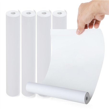 (4 rouleaux) Papier Thermique A4 (env. 116 feuilles)