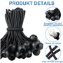 Corde élastique – Boucles Extensibles Noires avec