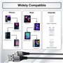 Câble iPhone, Cable Chargeur iPhone 3m/Lot de 2 Certifié MFi Câble Lightning USB iPhone Cable 3m Long Nylon Cable iPhone USB Cor