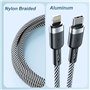 2M Chargeur apple watch chargeur USB C avec port Lightning/USB C pour Apple Watch Serie