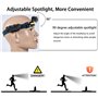 Sumeber Lampe frontale LED rechargeable avec capteur manuel 5 modes de lumière 500 lumens - Lampe frontale étanche - Pour enfant