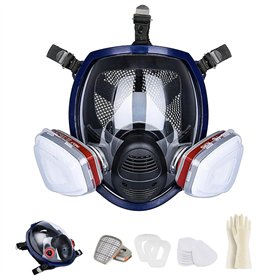 Sumeber Masque respiratoire complet réutilisable avec filtre | Anti-buée