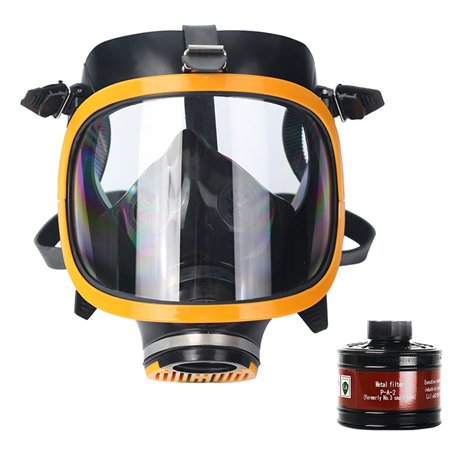 Sumeber Masque respiratoire à gaz plein avec RD40 standard réutilisable pour vapeurs organiques et inorganiques