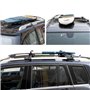 iBOARD Lot de 2 Sangles de Tension Sangle Arrimage pour Planche de Surf, Kayak, Paddleboard - Noir - 12.5 Feet de Long