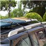 iBOARD Lot de 2 Sangles de Tension Sangle Arrimage pour Planche de Surf, Kayak, Paddleboard - Noir - 12.5 Feet de Long