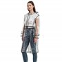 LERTREEUK Manteau de Pluie léger en EVA avec Ceinture pour Femme