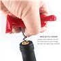Yisscen 3 Pièces Ouvre-Bouteille Homme Rouge Bouchon de vin décapsuleur Bière Ouvre Bouteille, Tire Bouchon Cadeau Homme Femme, 