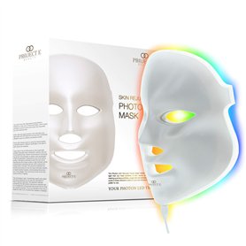 Project E Beauty Masque photonique pour le rajeunissement de la peau | 7 Couleur LED Photon Traitement Thérapie Lumineuse Anti-â