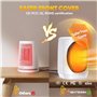 Lightswim Chauffage d'appoint électrique portable oscillant à 70°, 1200 W PTC en céramique avec 3 modes, mini chauffage/refroidi