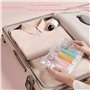 11 Pcs Flacon Voyage, Kit Voyage Accessoires 30/50/60/80 ML, Flacon Avion pour Remplir Les Articles De Toilette, Shampoing avec 