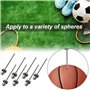 Aiguille de Pompe à Ballon, 10 Pcs Aiguilles de Pompe à Air, Aiguilles de gonflage pour Pompe à Ballon, pour Ballon de Basket-Ba