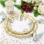 assiettes plates de 22