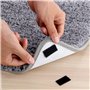 SURFOU Scratch Autocollant Double Face, Bande Agrippantes Adhésives, 10m × 20mm Adhésif Rouleau Noir, Pour Moustiquaire Auto Adh