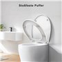 Cuvette Toilette Avec Frein De Chute Declipsable