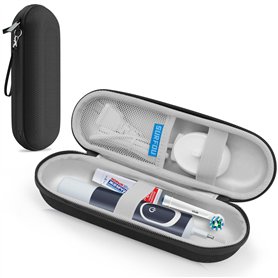 SURFOU Étui de Voyage Étanche pour Brosse à Dents Électrique Compatible Oral B/Oral-B Pro/Phlips Sonicare avec Rangement d'Acces