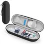 SURFOU Étui de Voyage Étanche pour Brosse à Dents Électrique Compatible Oral B/Oral-B Pro/Phlips Sonicare avec Rangement d'Acces